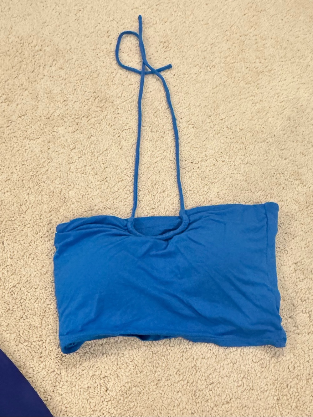 Klassy network Blue Halter Tube Top m